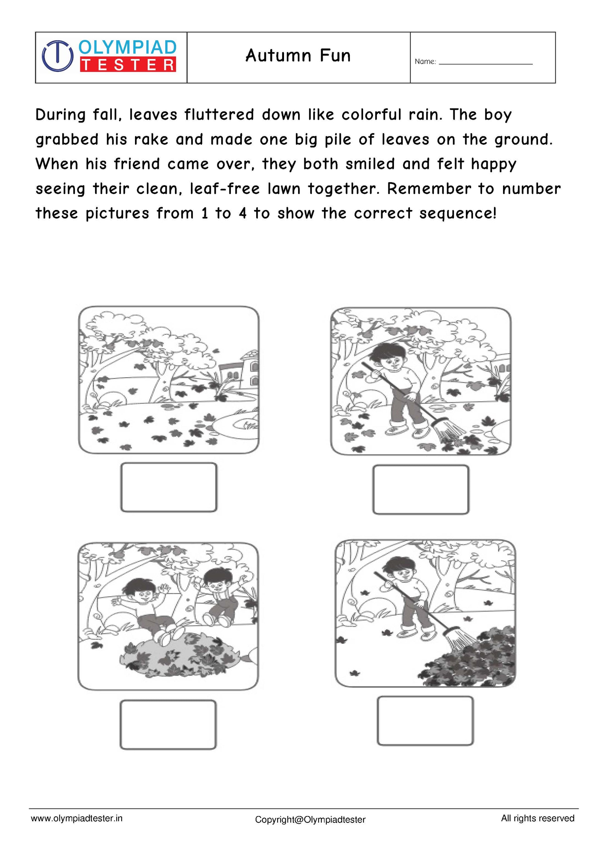 Kindergarten Logical Reasoning - PDF Worksheet 13