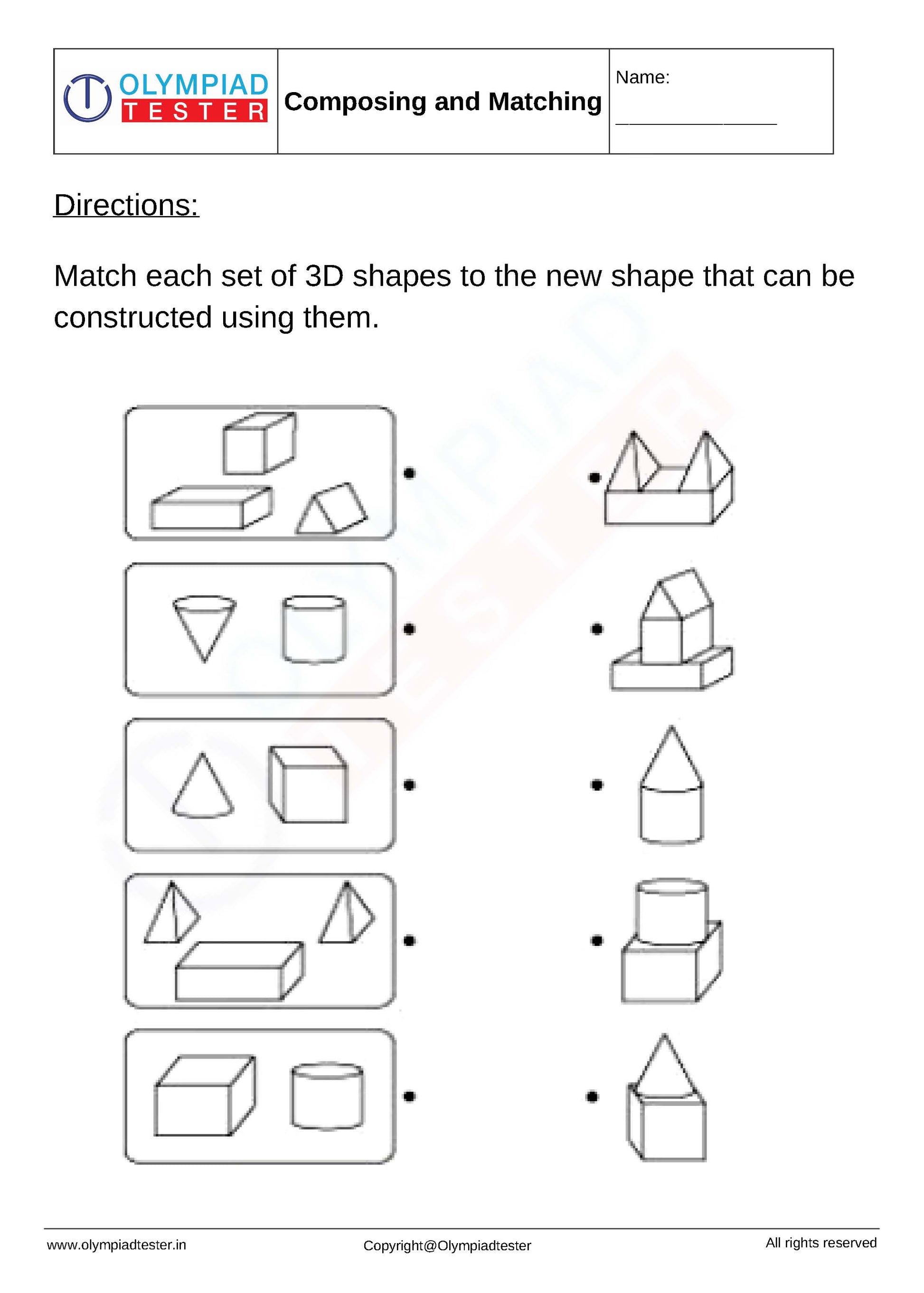Kindergarten Logical Reasoning - PDF Worksheet 16