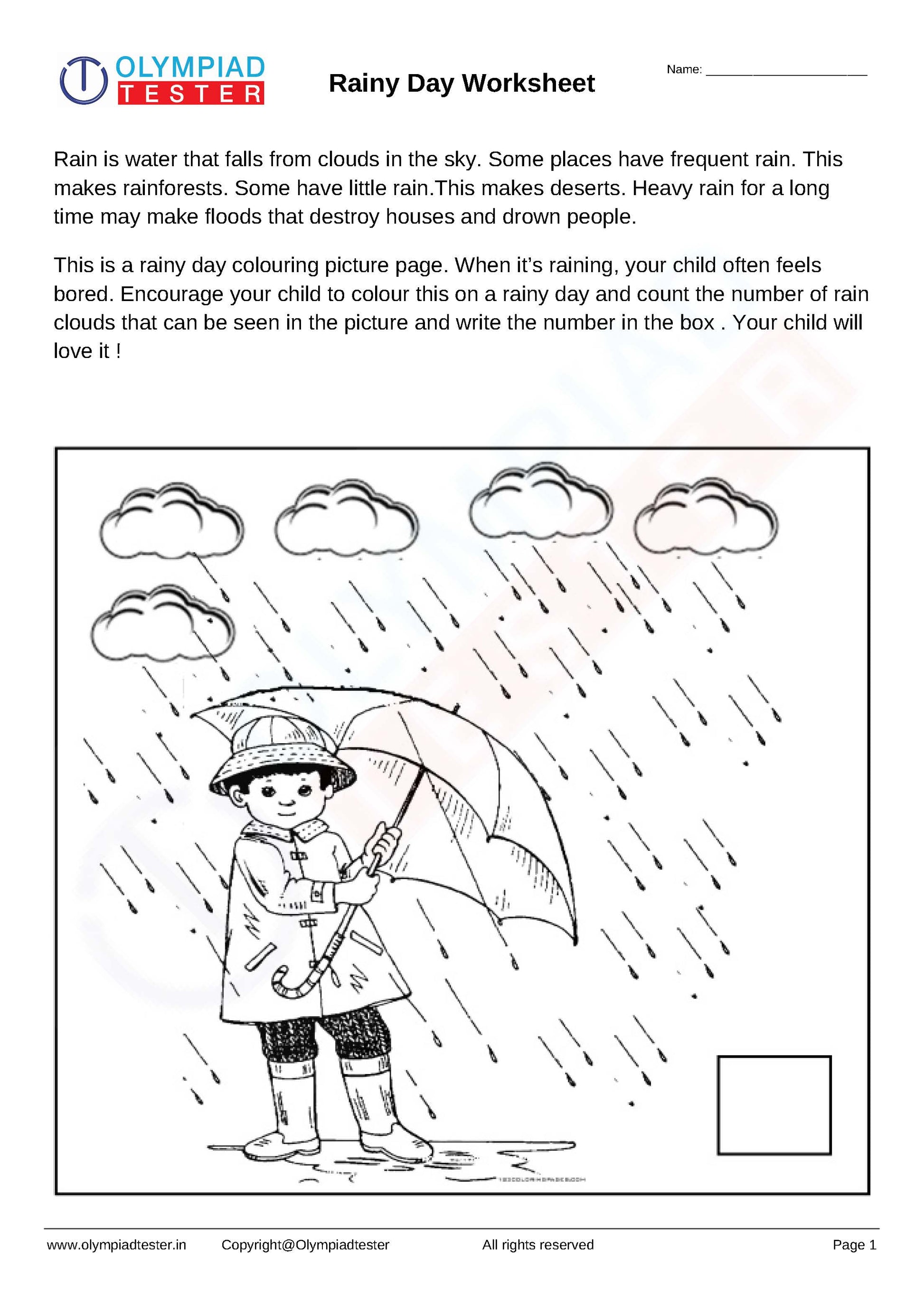 Kindergarten EVS - PDF Worksheet 16