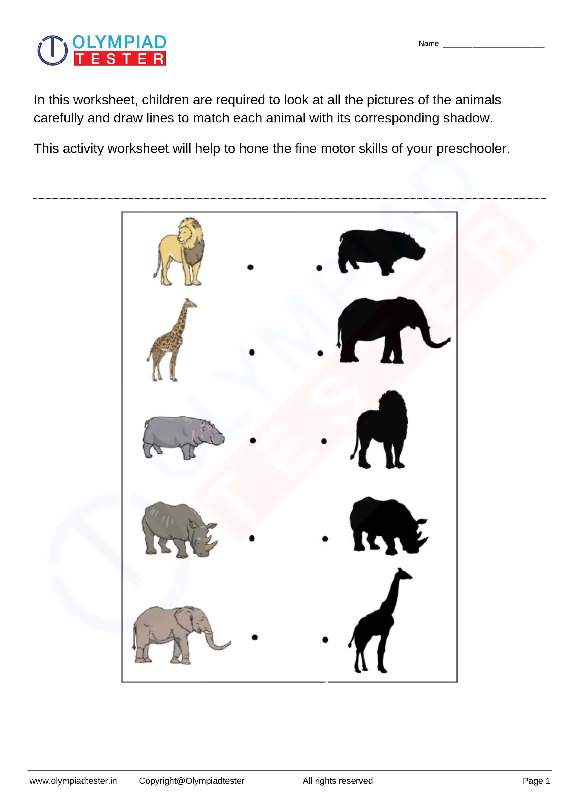 Kindergarten Logical Reasoning - PDF Worksheet 10
