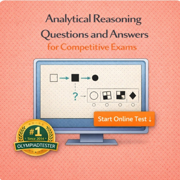 Analytical reasoning non verbal questions and answers with online test for competitive exams on Olympiadtester.