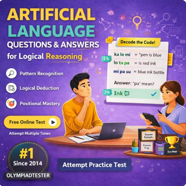 artificial language questions coding decoding examples logical reasoning practice tests.