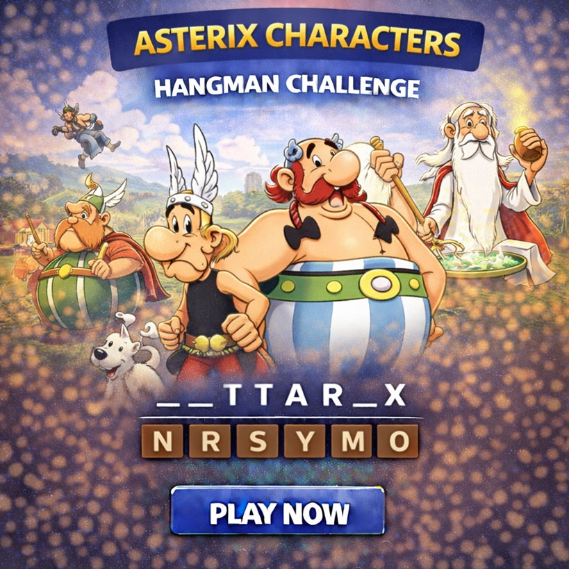 Asterix Characters Hangman