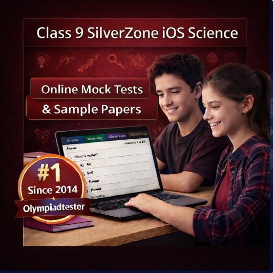 Class 9 SilverZone iOS Science online mock test and sample paper dashboard with older students for International Science Olympiad preparation by Olympiadtester.