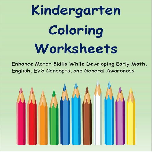Coloring worksheets for Kindergarten | 200 Printable PDF Activities
