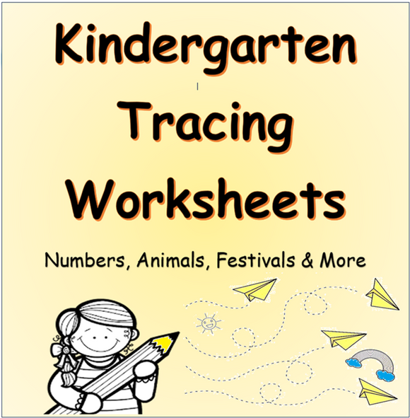 400 Tracing Worksheets for Kindergarten: Fun & Learning