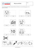 Kindergarten Cut & Paste  worksheets - 220+ engaging activities