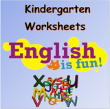 Kindergarten English Worksheets - 400 +engaging worksheets