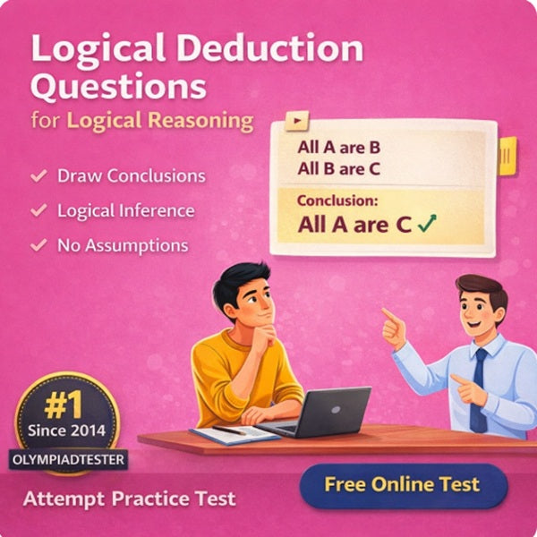 logical deduction questions reasoning examples inference conclusions practice.