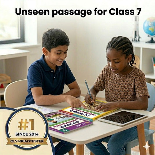 Unseen passage for Class 7 with answers worksheets and comprehension questions for exams and Olympiad preparation.