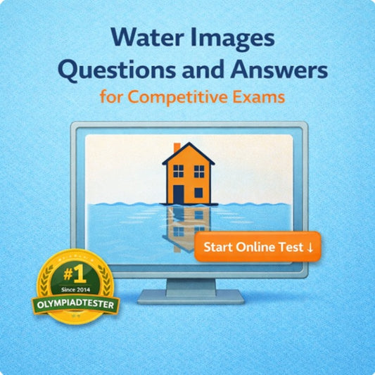 Water images reasoning questions and answers with online test for competitive exams on Olympiadtester.