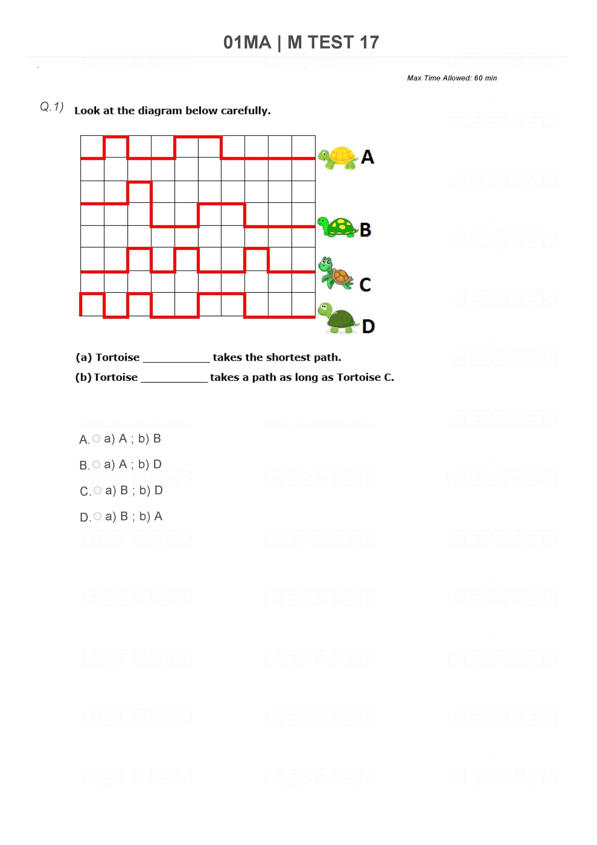Class 1 Maths Olympiad Sample Papers