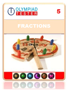 Class 5 Maths Fractions and decimals - 20 Online tests - Olympiadtester