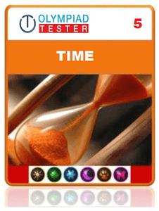 Class 5 Maths Time - 06 Online tests - Olympiadtester