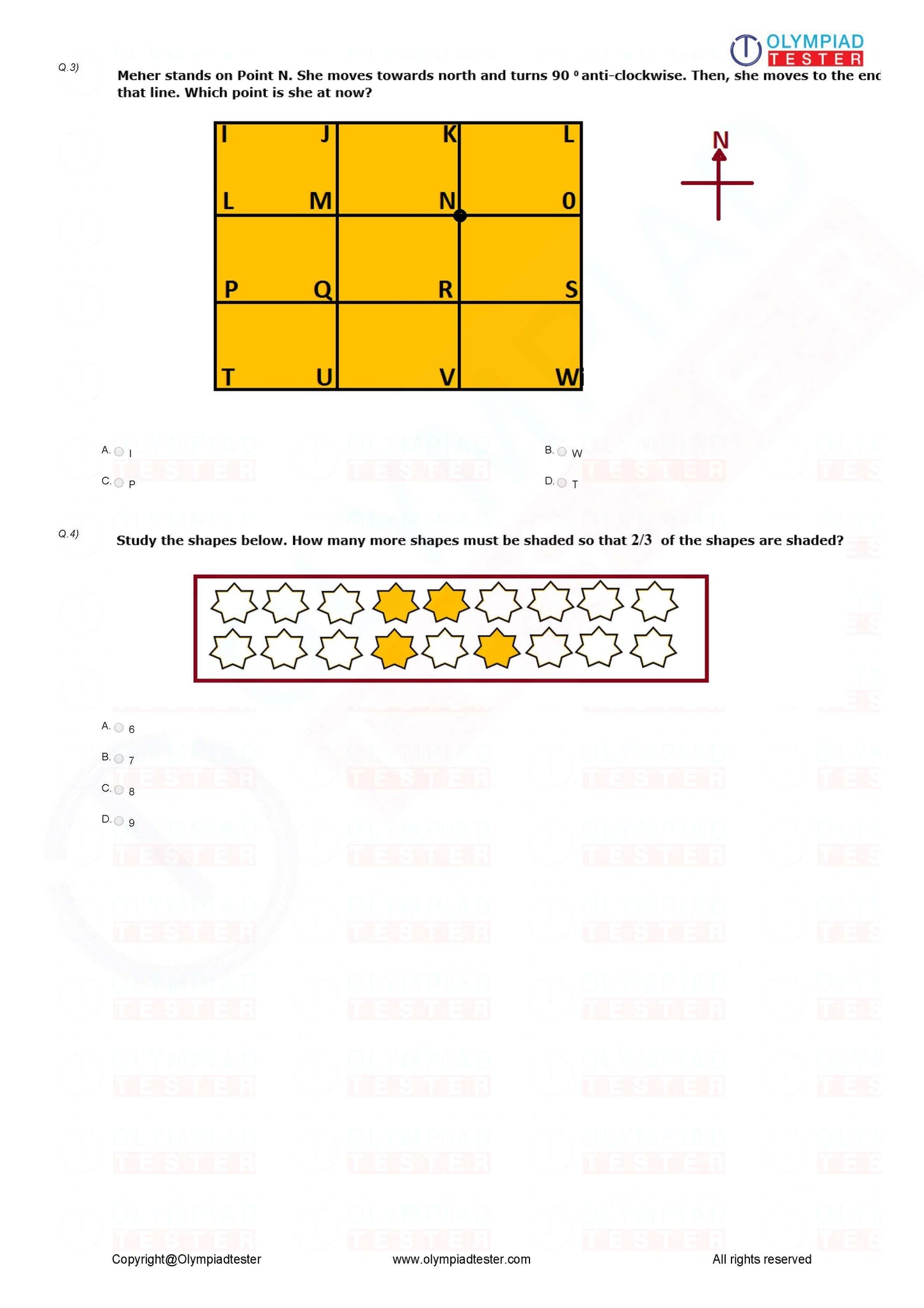 Class 5 Maths Olympiad Sample Papers