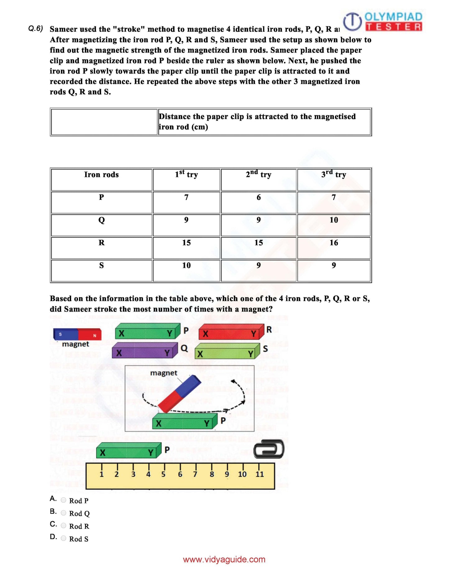 Class 6 Science Olympiad question papers - Course - Olympiadtester