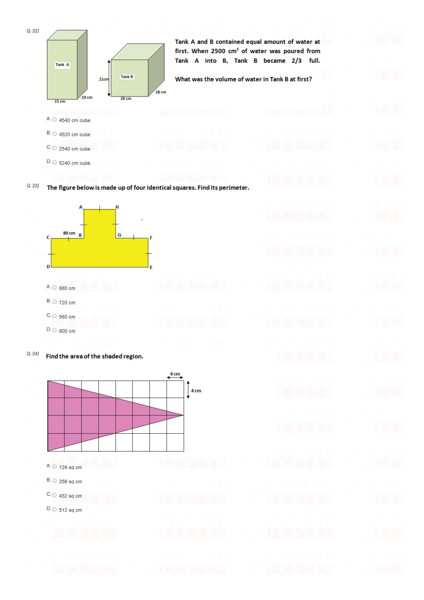 20 Printable Class 6 Maths Olympiad Sample Papers - Olympiadtester
