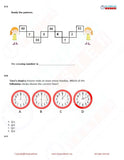 Class 1 Maths Olympiad question papers