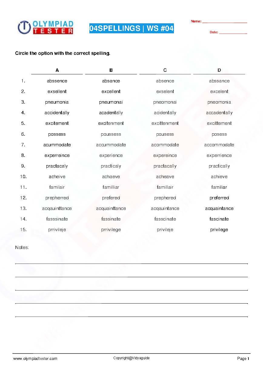 Class 4 Science Olympiad question papers - Course - Olympiadtester