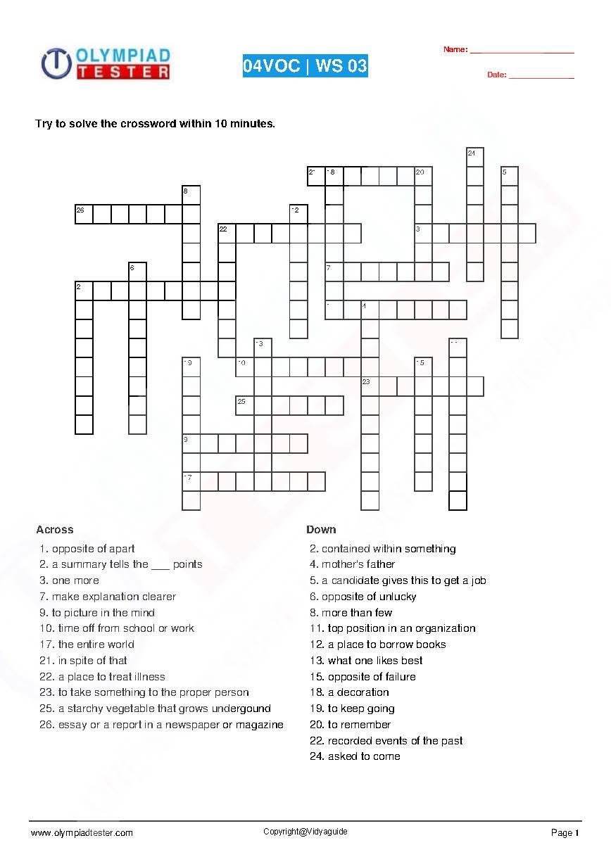 Class 4 Science Olympiad question papers - Course - Olympiadtester