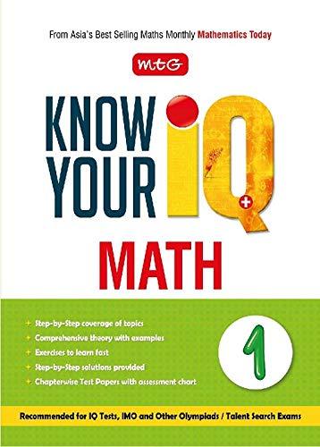 Know your IQ Maths Class-1 - Olympiad tester