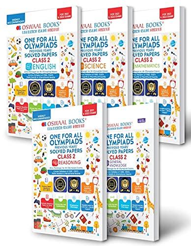 Class 2 - Olympiad Previous Years Solved Papers - One for all ( 5 Books) - Olympiad tester