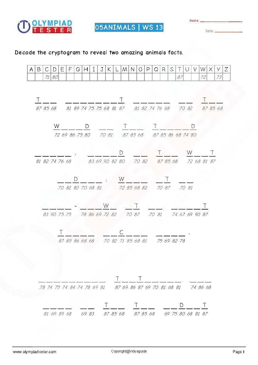 Class 5 Science Olympiad question papers - Course - Olympiadtester