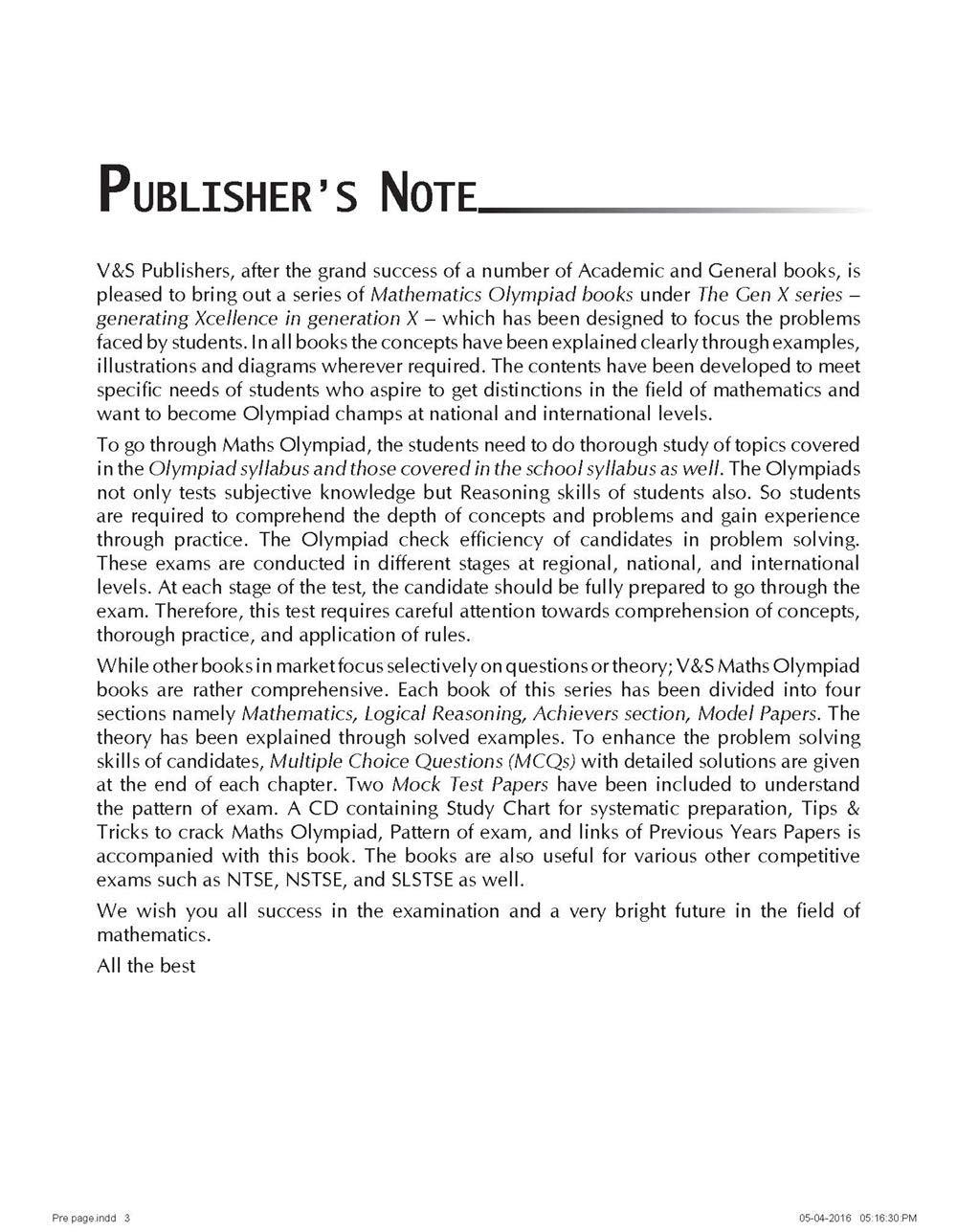 International Maths Olympiad - Class 1 with Previous Questions, Model Test Papers - Olympiad tester