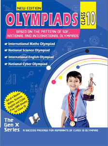 Class 10 - IMO NSO IEO NCO - Olympiad preparation Value Pack - 4 Book Set - Olympiad tester