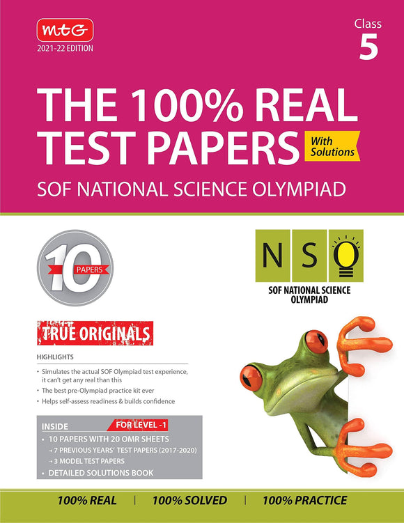 Class 5 - National Science Olympiad (NSO) - The 100% Real test papers - Olympiad tester