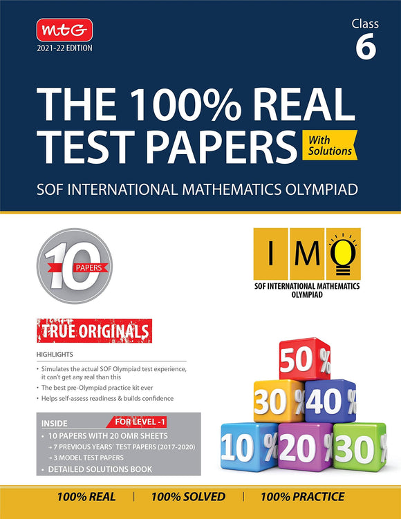 Class 6 - International Mathematics Olympiad (IMO) - The 100% Real test papers - Olympiad tester