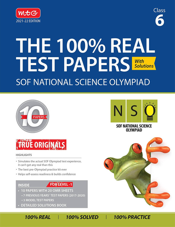Class 6 - National Science Olympiad (NSO) - The 100% Real test papers - Olympiad tester