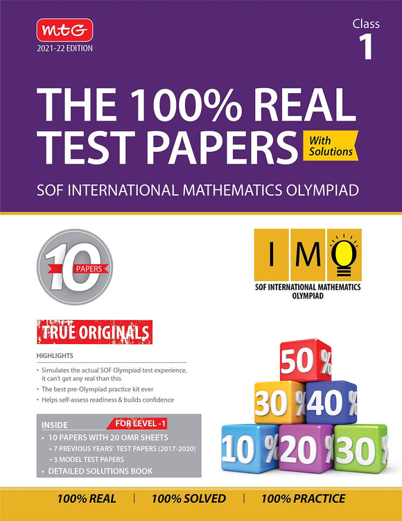 Class 1 - International Mathematics Olympiad (IMO) - The 100% Real test papers - Olympiad tester