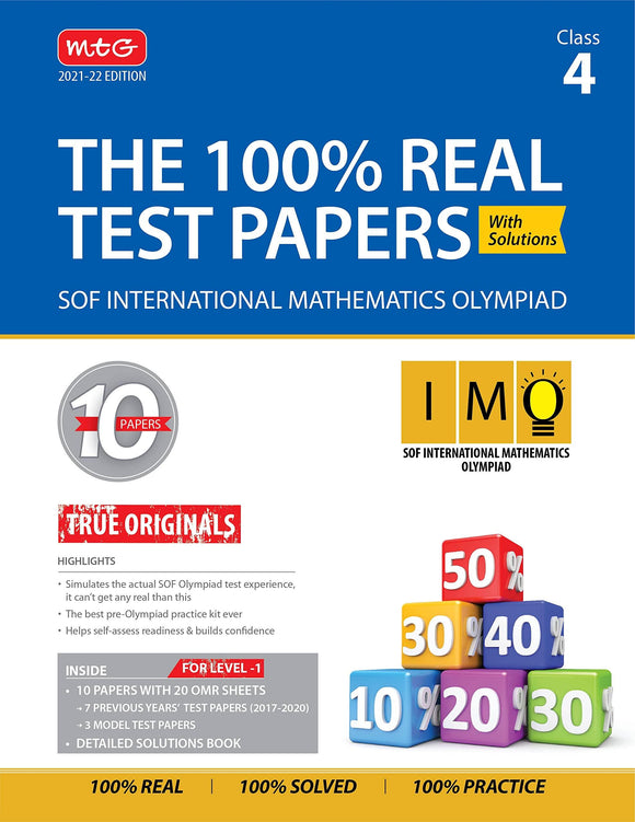 Class 4 - International Mathematics Olympiad (IMO) - The 100% Real test papers - Olympiad tester