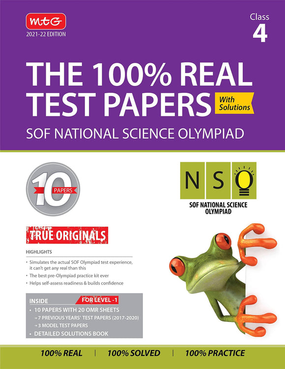 Class 4 - National Science Olympiad (NSO) - The 100% Real test papers - Olympiad tester