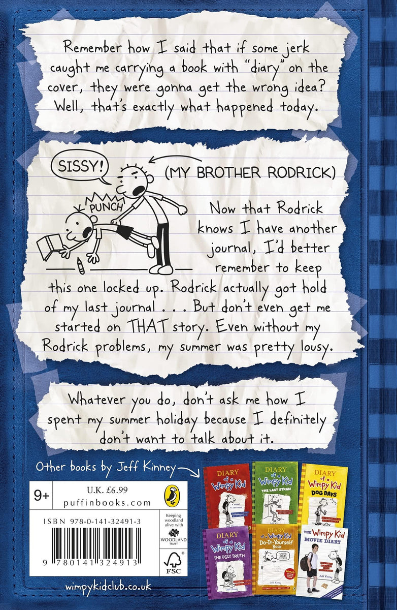 Diary of a Wimpy Kid - Rodrick Rules - Paperback - Book 2 | Olympiad tester