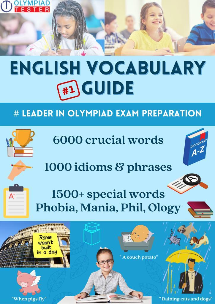 English Vocabulary Topper's guide - Olympiad tester