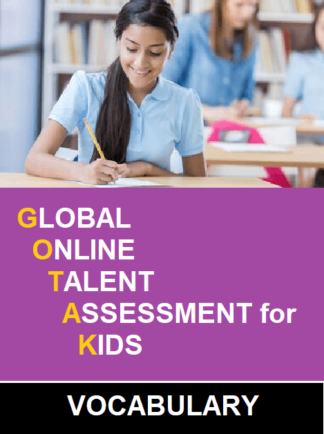 Class 8 Global Online Talent Assessment for kids (GOTAK) - Vocabulary - Olympiad tester