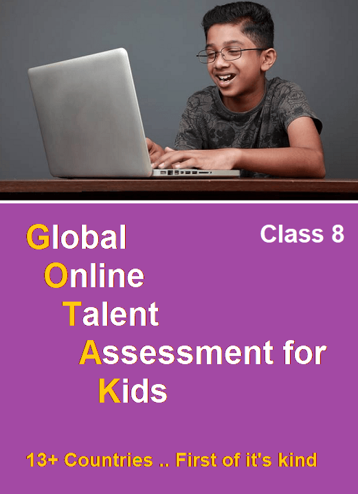 CLASS 8 Global Online Talent Assessment for kids (GOTAK) - Season 01 - Olympiad tester