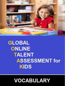 CLASS 3 Global Online Talent Assessment for kids (GOTAK) - Vocabulary - Olympiad tester