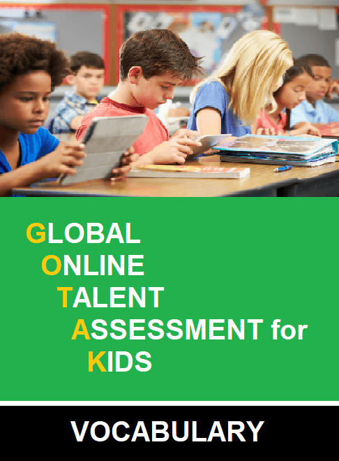 Grade 6 Global Online Talent Assessment for kids (GOTAK) - Vocabulary HOTS - Olympiad tester