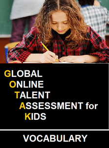 Class 7 Global Online Talent Assessment for kids (GOTAK) - Vocabulary - Olympiad tester