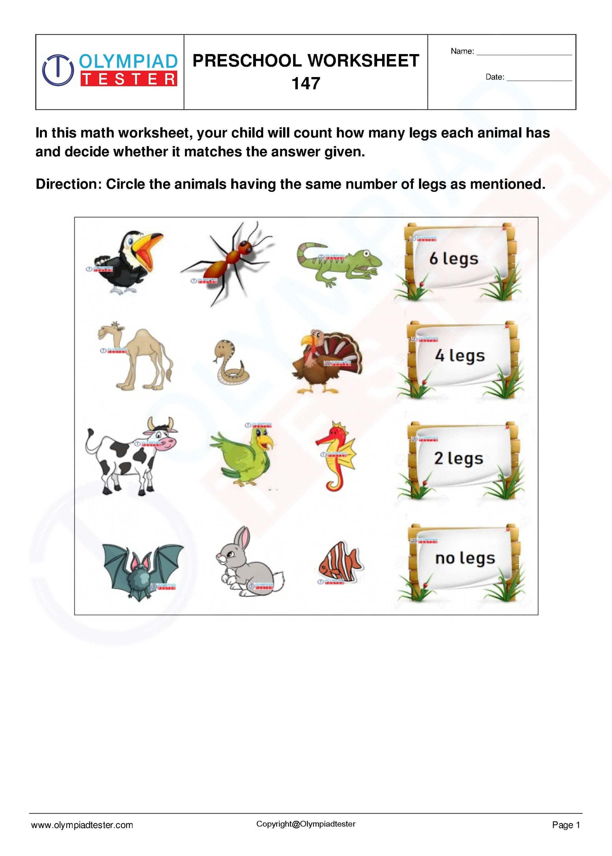 450+ Printable Kindergarten Worksheets PDF - Instant Download - Olympiad tester