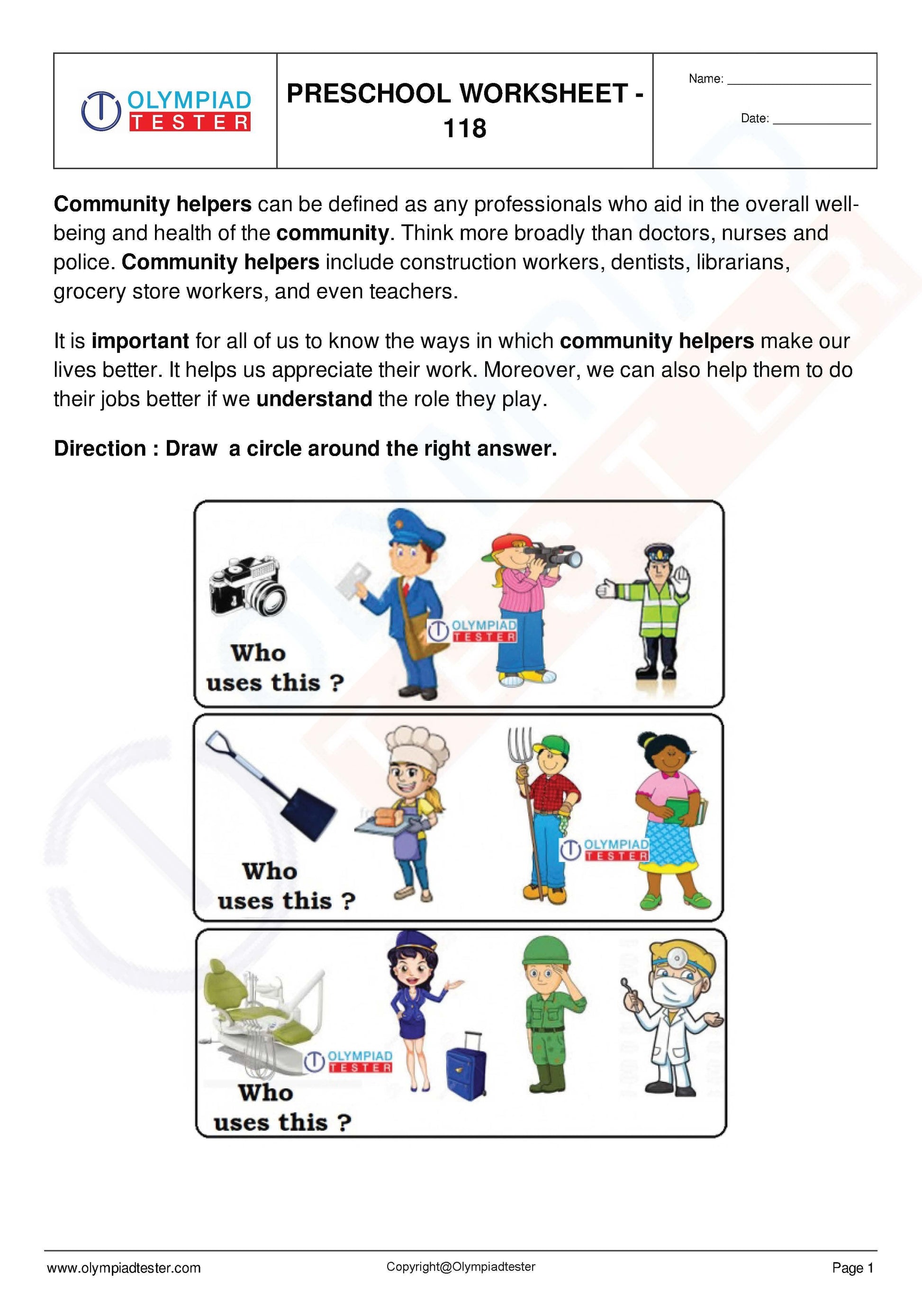 450+ Printable Kindergarten Worksheets PDF - Instant Download - Olympiad tester