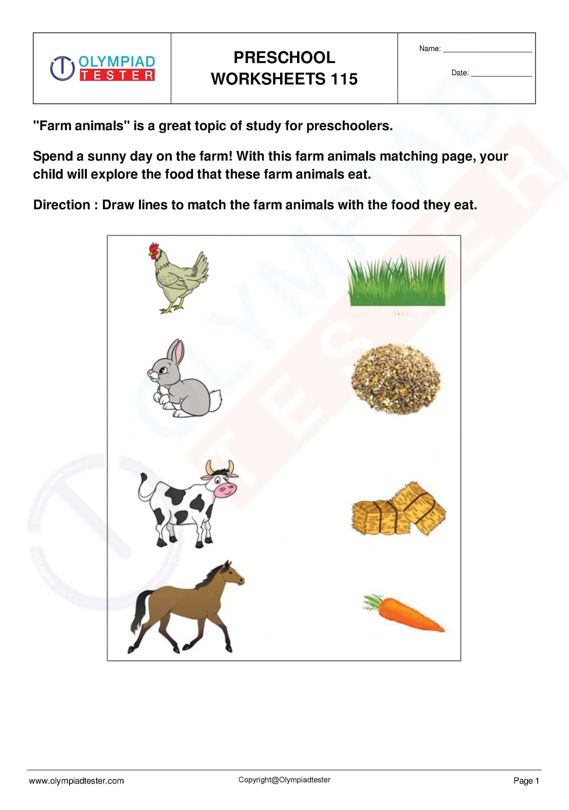 450+ Printable Kindergarten Worksheets PDF - Instant Download - Olympiad tester