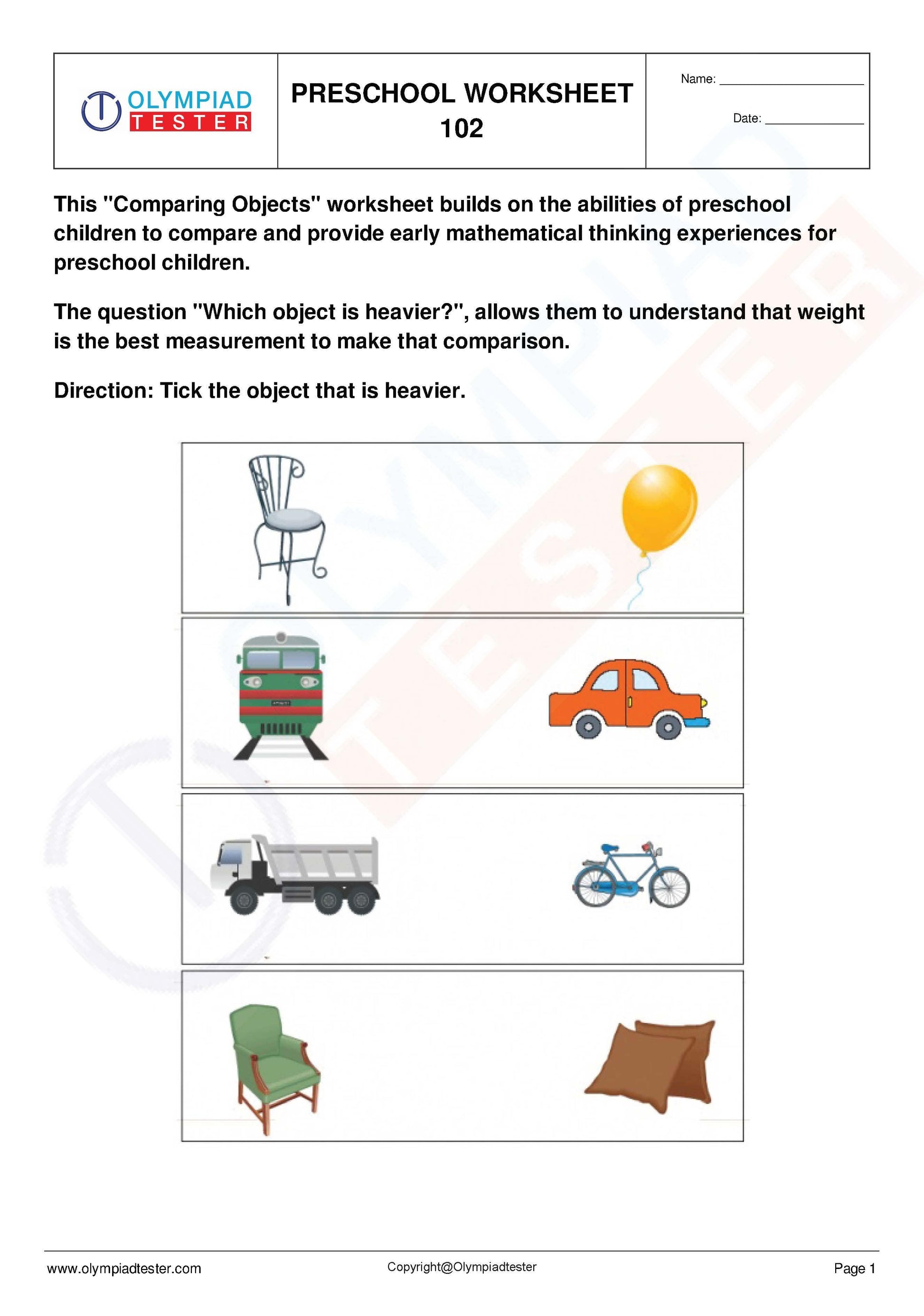 450+ Printable Kindergarten Worksheets PDF - Instant Download - Olympiad tester