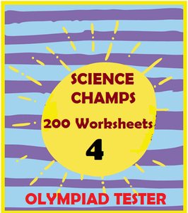200 Printable Class 4 Science worksheets - Instant Download - Olympiad tester